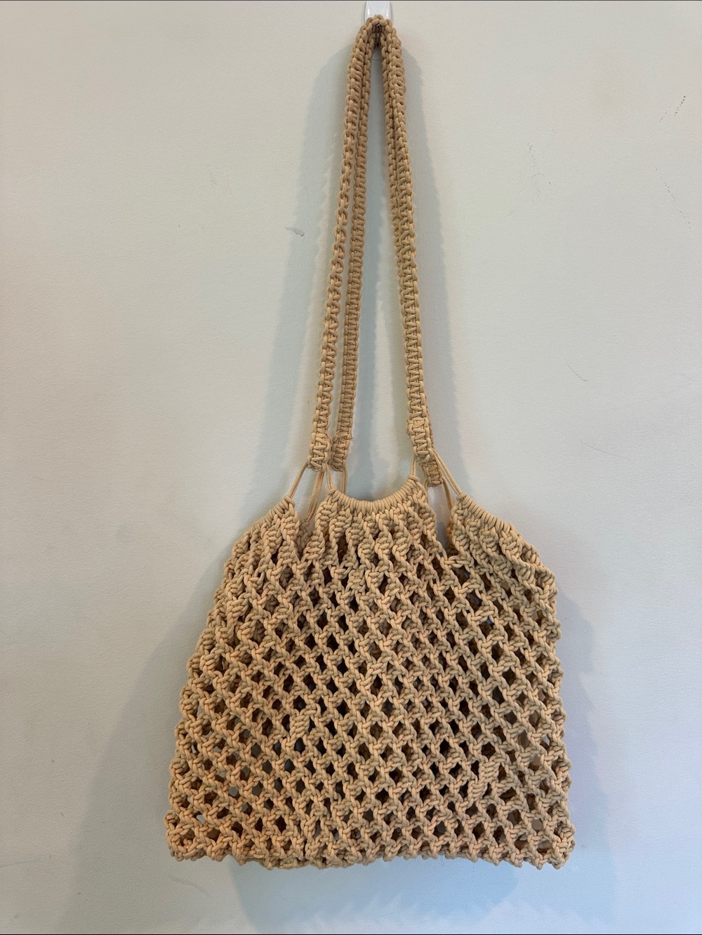 Woven beach bag